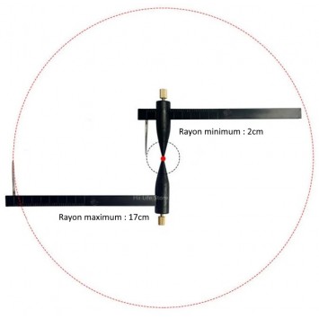 Compas pour pâte à modeler Plastiline.