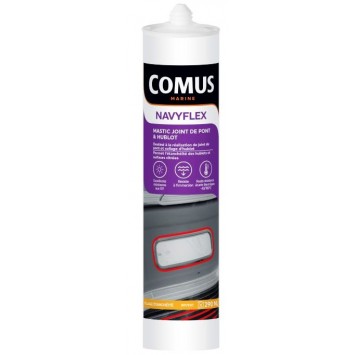Navyflex, mastic polymère noir pour joints de ponts.
