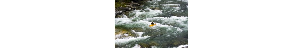 Anorak de compétition, rivière et eaux vives.